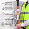 SingularXYZ 4.65m/15.25FT Aluminum Prism Pole - Dual Scale, Quick Release Clamp & 40-Minute Bubble Level, Survey GPS Pole for GPS/GNSS/Total Stations view 3