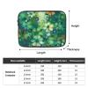 Abstract Seasonal Green Floral Laptop Case 17 inch, TSA Laptop Sleeve Shockproof Protective Notebook Case Water Resistant Computer Carrying Cover Briefcase Handbags Men Women Computer Bag view 4