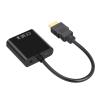 LINGQE HDMI-Compatible to Cable Converter with Power Supply Adapter FHD 1080P for Tablet Desktop PC Projector TV(Black) view 4