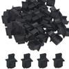 PDETVEO 20PCS RJ45 Port Dust Covers, Plastic Network Protector Caps for Ethernet Switch, Router, Hub and Network Cards (Black) view 1