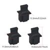 PDETVEO 20PCS RJ45 Port Dust Covers, Plastic Network Protector Caps for Ethernet Switch, Router, Hub and Network Cards (Black) view 2