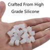 PDETVEO 40PCS RJ45 Port Covers, Silicone Ethernet Dust Protector Caps for Network Switch, Router, Computer and TV Ports (White) view 3