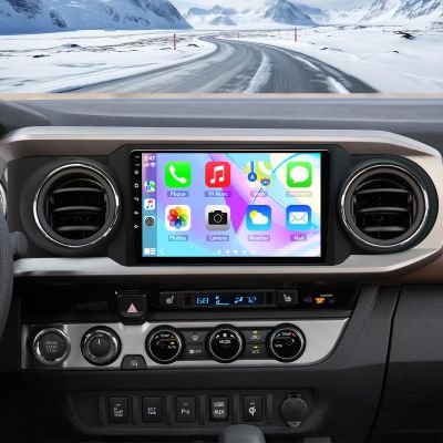 9'' Touch Screen for Toyota Tacoma 2016 2017 2018 2019 2020 2021 2022, Car Radio Stereo Upgrade for Tacoma 2016-2022 with Wireless Carplay & Android Auto 5G WiFi GPS Bluetooth FM SWC Backup Camera