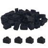 PDETVEO 40PCS RJ45 Port Covers, Silicone Ethernet Dust Protector Caps for Network Switch, Router, Computer and TV Ports (Black) view 1