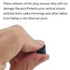 PDETVEO 120PCS RJ45 Port Covers, Silicone Ethernet Dust Protector Caps for Network Switch, Router, Computer and TV Ports (Black) view 4