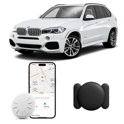 GPS Tracker for Vehicles, 1PCS Real Time GPS Tracker Work with Find My (iOS Only), MINI Magnetic Car Tracker Device Hidden, No Monthly Fee Vehicle Tracker, Waterproof