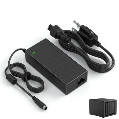 12V 10A AC Adapter for Synology NAS DiskStation DS1520+ Charger DS1522+ DS916+ DS918+ DS920+ DS923+ DS723+ DS420+ DS423+ DS620slim DS720+ DS418 DS718+ DS1019+ NAS Server Power Supply Cord Cable