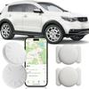 ZFSJTAG Car GPS Tracking Device for Vehicles, 2PCS Real Time GPS Tracker Work with Find My (iOS Only),Hidden Mini GPS Tracker,No Monthly Fee (White Tracker, White Magnetic Case) view 1