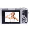 4K 64MP Digital Camera,18X Zoom Autofocus Vlogging Cameras, 2.8in Flip Screen, Fill Light, Beauty Function, Compact Vlog Travel Cam for Photography (Silver) view 1