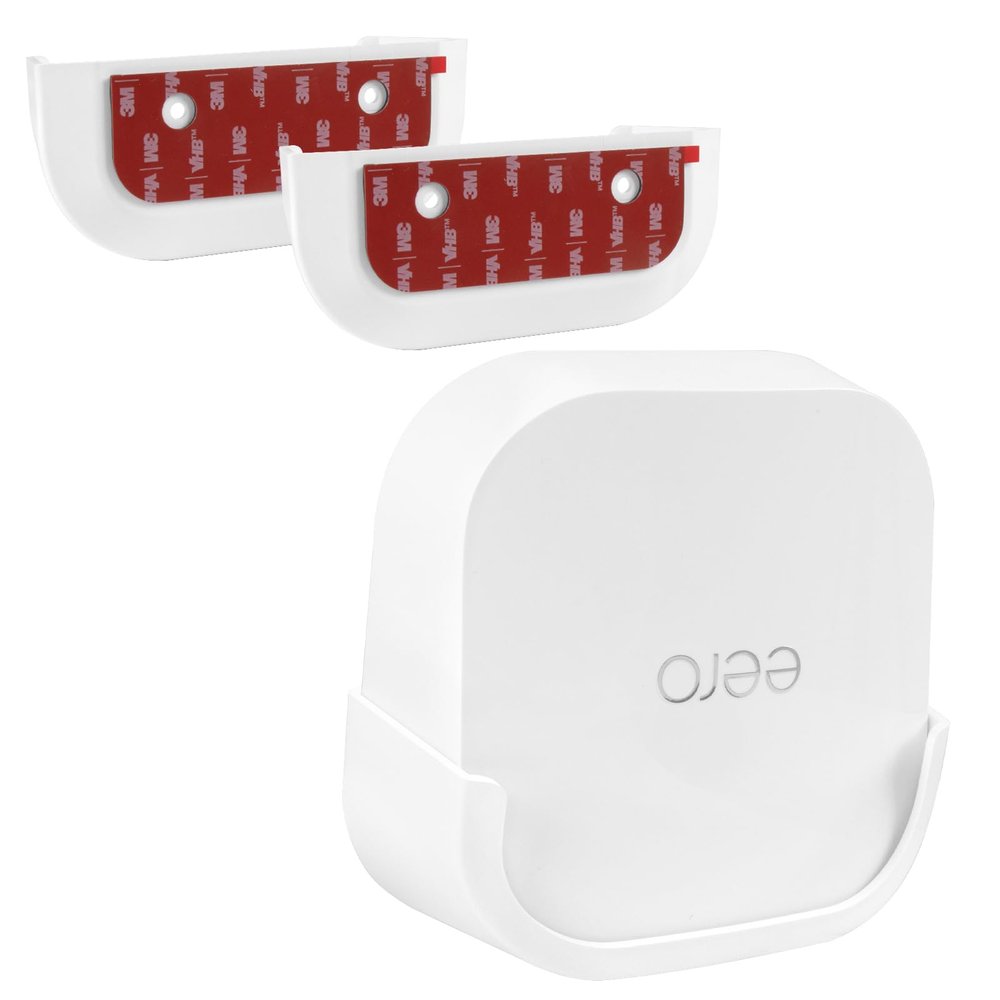 eero 7 Wall Mount, Strongly Adhesive Bracket for eero 7 Dual-Band mesh Wi-Fi 7 Router, Two-Way Easy Installation (2 Pack) Erro 7 Router Not Included