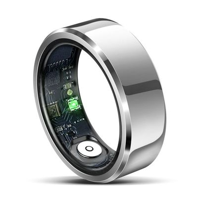 Smart Ring for Women & Men, Fitness Tracker with Step Counter, Calorie Tracking & 7 Sport Modes, IP68 Water Proof Activity Ring with Family Health Data Sharing (12#)