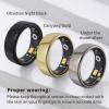 Smart Ring for Women & Men, Fitness Tracker with Step Counter, Calorie Tracking & 7 Sport Modes, IP68 Water Proof Activity Ring with Family Health Data Sharing (12#) view 2