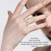 Smart Ring for Women & Men, Fitness Tracker with Step Counter, Calorie Tracking & 7 Sport Modes, IP68 Water Proof Activity Ring with Family Health Data Sharing (11#) view 4