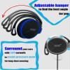 GOGOSINIS Comfortable Kids On-Ear Headphones for School with Soft Sponge Cushions, Adjustable Earhooks, 3.5mm Jack, and Headphone Case - Perfect for Tablets and Computers (Blue) view 3