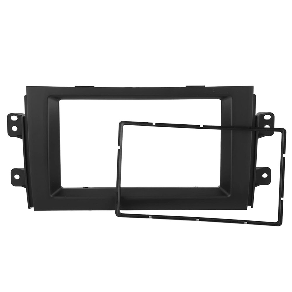 Car DVD Radio Stereo Mounting Modification Trim Panel Fascia Frame Kit Fits for SX4 Professional Manufacturing High Good Reliability Adopts Premium Plastic Material