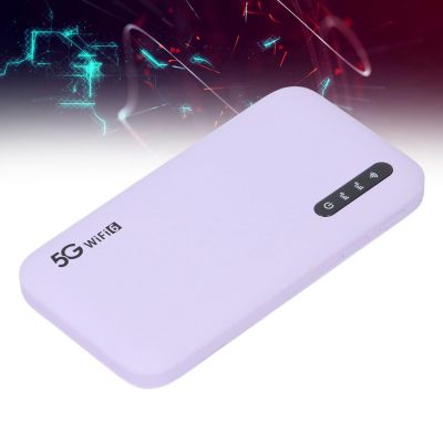 5G Mobile Hotspot, WiFi6 2.4GHz 5.8GHz, 16 Connected Devices, with Nano SIM Card Slot, 6100mAh, IP67, Portable Pocket Hotspot for Travel, Work