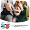 POPETPOP 4pcs Plastic Glasses for Movies Projectors Tvs Lightweight Eyewear for Realistic Viewing Suitable for Ages view 2