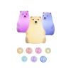 Cute Polar Bear Night Light - Silicone 7 Color Changing Rechargeable Night Lamp for Nursery, Kids Bedroom, Baby Toddler Boys Girls view 2