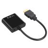 LINGQE HDMI-Compatible to Cable Converter with Power Supply Adapter FHD 1080P for Tablet Desktop PC Projector TV(Black Audio) view 3