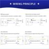 Active Diffuse Reflection Motion Detector Intelligent Induction Switch Photoelectric Human Body Automatic Motion Sensor(XKC-KD200-NPN NC) view 3
