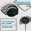 GOGOSINIS Comfortable Kids On-Ear Headphones for School with Soft Sponge Cushions, Adjustable Earhooks, 3.5mm Jack, and Headphone Case - Perfect for Tablets and Computers (Black) view 3