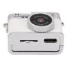 Mini Keychain Camera, 1080P Small Retro Camera, Portable Photo Video Camcorder, for Travel Study Teens Beginners (White) view 3