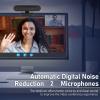 1MP HD Webcam with USB C Interface, Recognition Webcam, 1280x720 Resolution, Aluminum Alloy, Computer Camera for Live Video Calling view 3