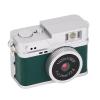 Dpofirs Mini Keychain Camera, 1080P Small Retro Camera, Portable Photo Video Camcorder, for Travel Study Teens Beginners (Green) view 2