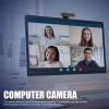 2MP Webcam, HD Video Resolution Unlocking Webcam, Noise Canceling Microphone, Aluminum Alloy Exterior, USB C Interface, Plug and Play view 2