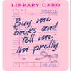 Buy Me Books and Call Me Pretty Kindle Insert  Bookish Kindle Paperwhite Case Art  Emotional Support E Reader Quote  Clear Case Insert  Pink Checkered Book Lover Gift (11th Gen Paperwhite) view 1