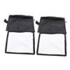 Lurrose 2PCS Foldable Diffuser Sock Light Cover for Video Photography Soft Light Design with Reflective Easy to Store and Carry Compatible with Flash Units view 1