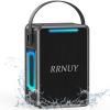 RRNUY Portable Bluetooth Speaker 60W IPX6 Waterproof Wireless Speakers with Deep Bass, TWS Pairing, DSP Stereo Sound, Led Light, Big Powerful Loud Outdoor Boombox for Home Party Camping Beach view 1