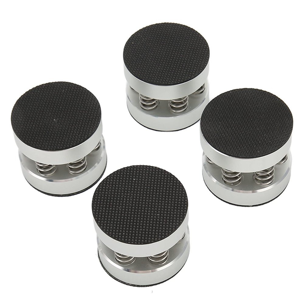 4Pcs Spring Speaker Spikes Isolation Stand Aluminum Alloy Feet for HiFi Amplifier Speaker Reduce Resonance