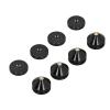 4 Set Metal Speaker Spikes Floor Protector with Isolation Stand Feet Pads for Clearer Sound and Stability view 2