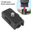 Akozon Action Camera Mount Anti Slip Adapter Extension Base for Pro Cameras view 4
