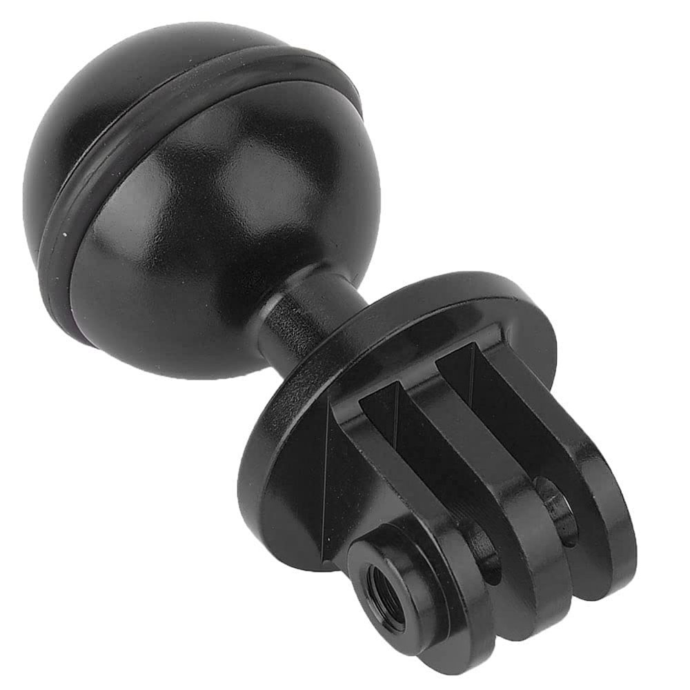 Ball Head Mount, Tripod Ball Head with Stable Performance Aluminium Alloy Camera Mount for Camera (Black)