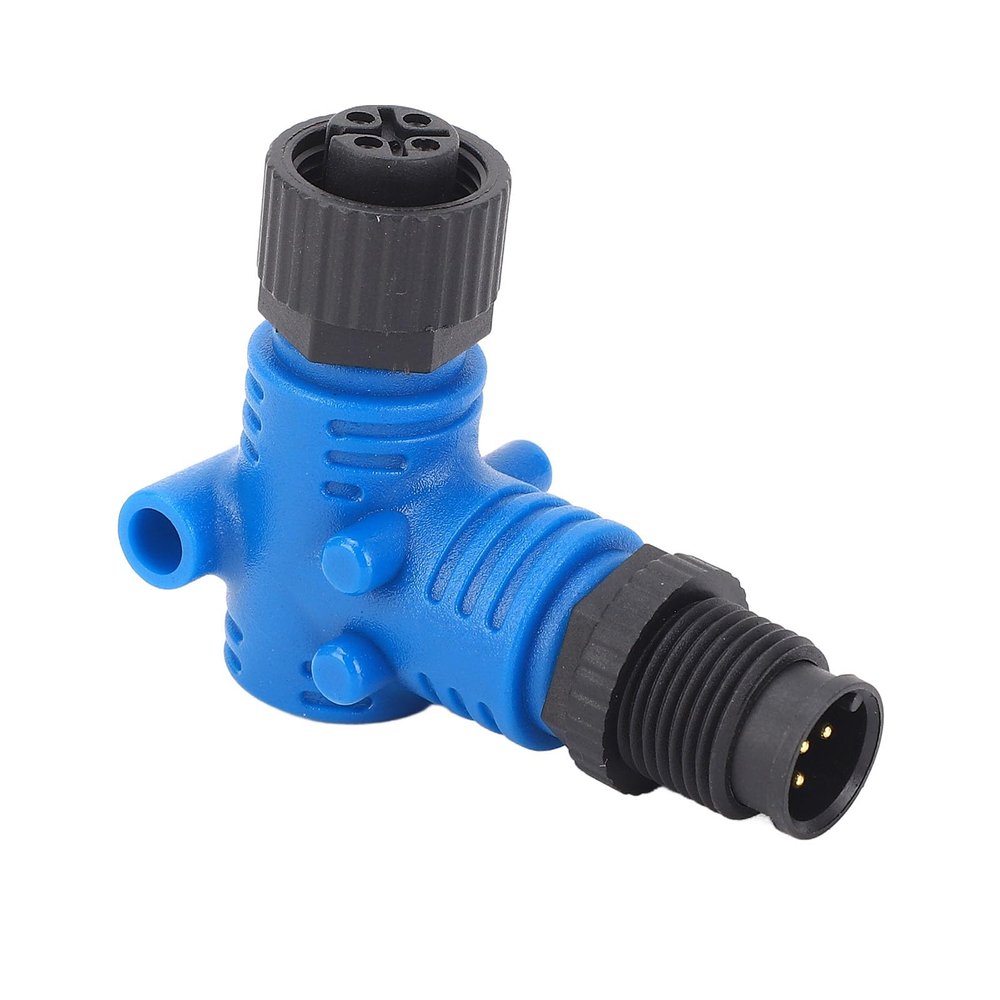 Simrad NMEA2000 90 Connector 5 Pin IP67 Water 90 Degree Terminator,HIGH Compatibility, Easy Installation, Wide Application, or Navigation Accessory,Material of ABS and
