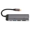 Multifunctional Type C Docking Station, Durably Aluminum Alloy Material, Supports 4K Resolution, Plug and Play for Laptops, PC, Phones and Tablets, Adapter view 1