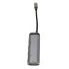 Multifunctional Type C Docking Station, Durably Aluminum Alloy Material, Supports 4K Resolution, Plug and Play for Laptops, PC, Phones and Tablets, Adapter view 4
