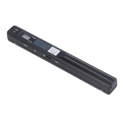 Portable Scanner, Photo Scanner for A4 Documents, 8.27 Inch Handheld Scanner for Books, Business, Picture, Photo, Receipts, JPG PDF Format Selection, UP to 900 DPI (Black)