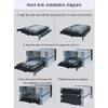 3.5 Inch HDD Cage Rack Hard Driver Tray Hard Drive Cage Support 3 HDD Hard Disks Black&Silver 500323227 view 4