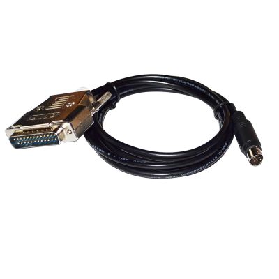 ATUUKOPC D-SUB 25PIN DB25 Male to MINI DIN 8PIN MD8 Adapter FX-232AW to FX2N/FX1N/FX0N/FX1S/FX0 FX-422CAB0 Communication Cable(3metres)
