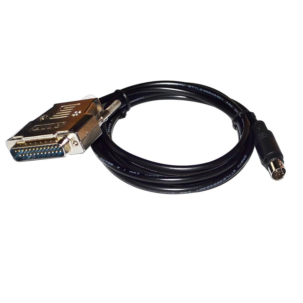 ATUUKOPC D-SUB 25PIN DB25 Male to MINI DIN 8PIN MD8 Adapter FX-232AW to FX2N/FX1N/FX0N/FX1S/FX0 FX-422CAB0 Communication Cable(3metres)