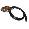 ATUUKOPC D-SUB 25PIN DB25 Male to MINI DIN 8PIN MD8 Adapter FX-232AW to FX2N/FX1N/FX0N/FX1S/FX0 FX-422CAB0 Communication Cable(3metres) view 3