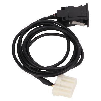 Aux Socket Switch Cable Stereo Wire Harness Replacement for 2 3 5 6 MX-5 RX8 CX-7 CX-9