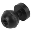 Ball Head Base Mount, Diving Light Bracket Action Camera Metal Ball Head Base Mount Hot Shoe Hot Shoe 1/4 Screw Hole (Black) view 4