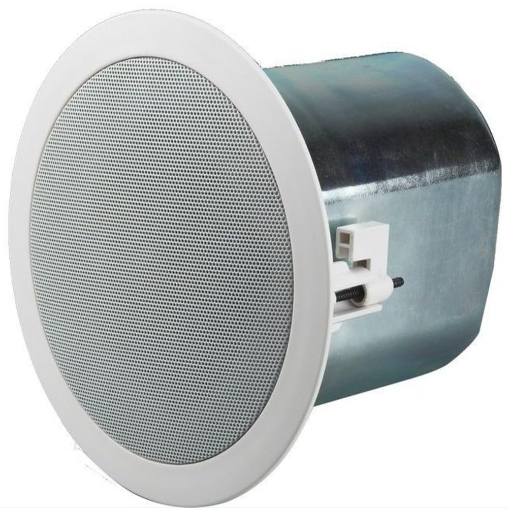 CCS6 6" High Performance Closed Back Ceiling Speaker, 60 Watts Maximum Power Handling, 8 Ohm Impedance, 6" Long Throw Low Frequency Driver, 12 Tweeter, Dual 70.7/100V Transformer