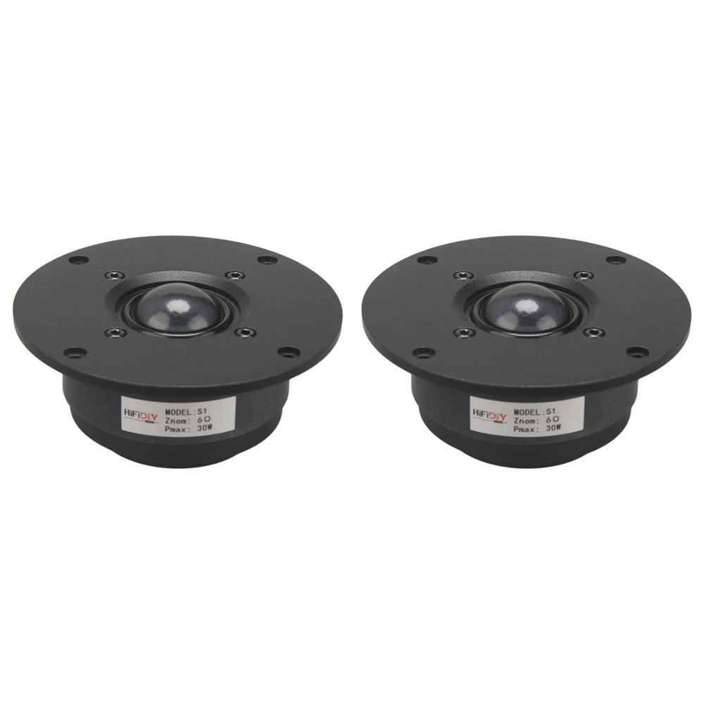HIFIDIY LIVE 2PCS HiFi 4 inch Tweeter Speaker Unit 28-core Transparent Silk Membrane 6OHM 30W Home Film Treble Loudspeaker S1-104
