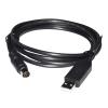 ATUUKOPC FT232RL USB to MINI DIN 8 PIN MD8 Male Adapter RS232 Serial Communication Cable for WR-DA7 to PC Port KABLE(1.8m,DB9 to MD8 (NO CHIP)) view 2