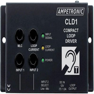Listen Technologies CLD001CX CLD1 Induction Loop Driver, Loop Coil, No Mic; Smallest and Highest Performance Amplifier in Its Class; Metal Loss Compensation; Low Lifetime Cost